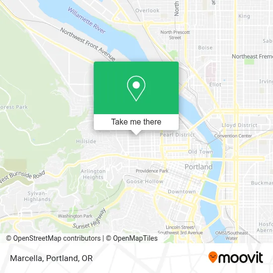 Marcella map