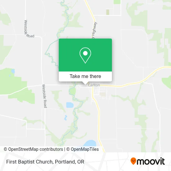 First Baptist Church map