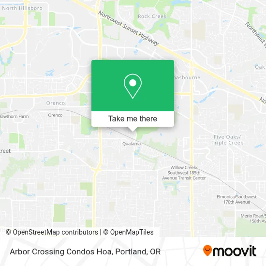 Arbor Crossing Condos Hoa map