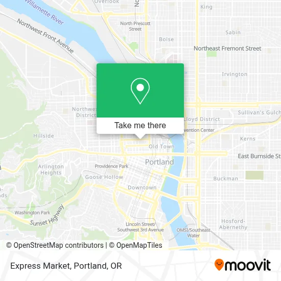 Express Market map