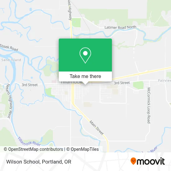 Wilson School map