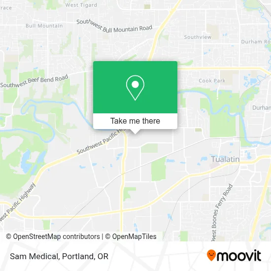 Sam Medical map