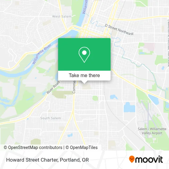 Howard Street Charter map
