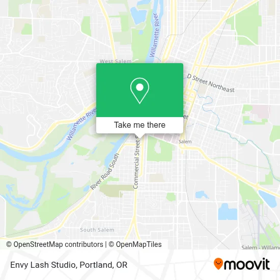 Envy Lash Studio map
