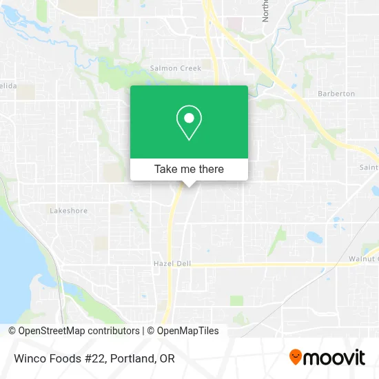 Winco Foods #22 map
