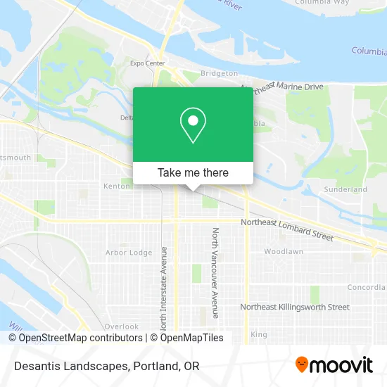 Desantis Landscapes map