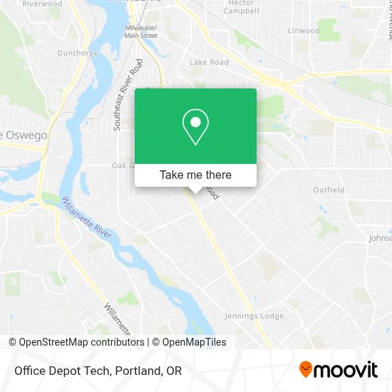 Office Depot Tech map