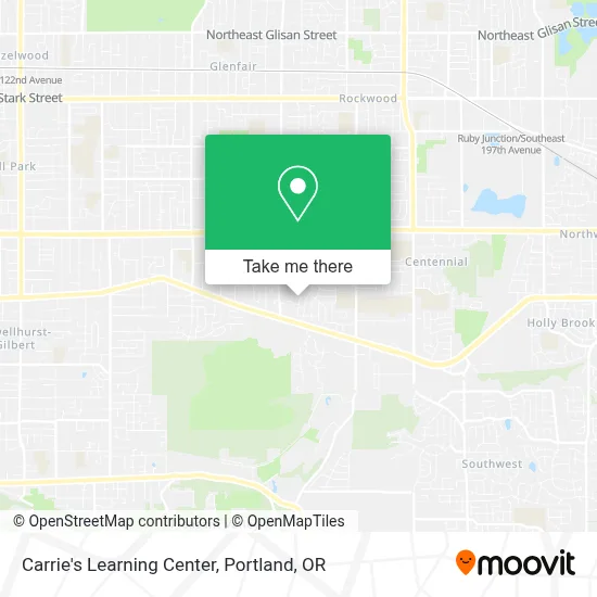 Carrie's Learning Center map