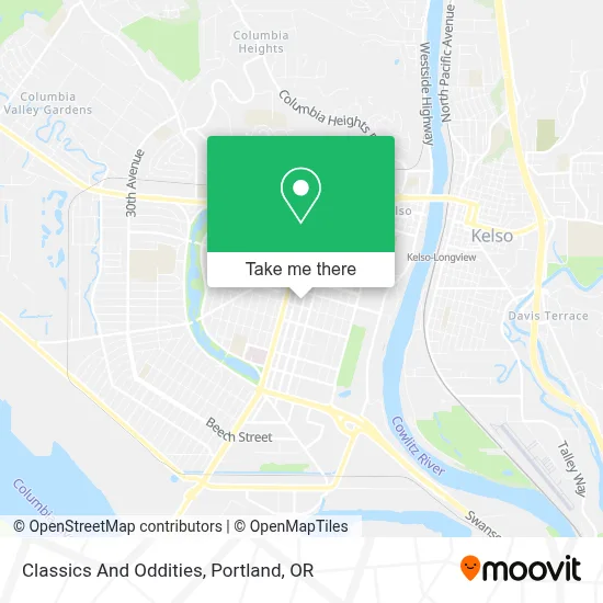 Classics And Oddities map