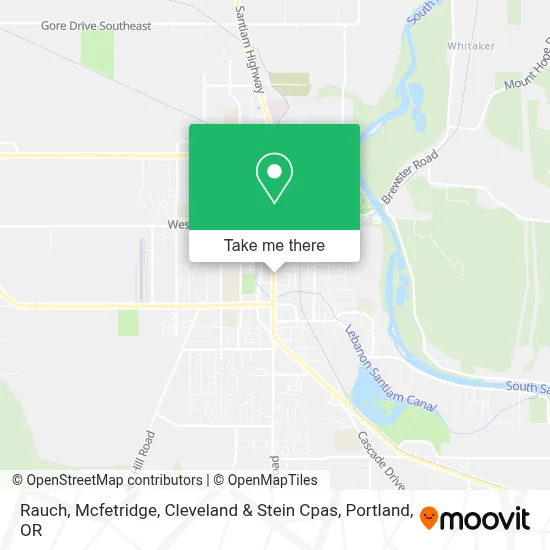 Rauch, Mcfetridge, Cleveland & Stein Cpas map