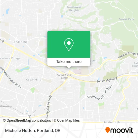 Michelle Hutton map