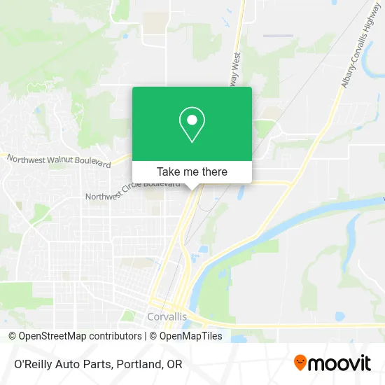 O'Reilly Auto Parts map