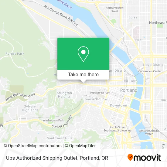 Ups Authorized Shipping Outlet map