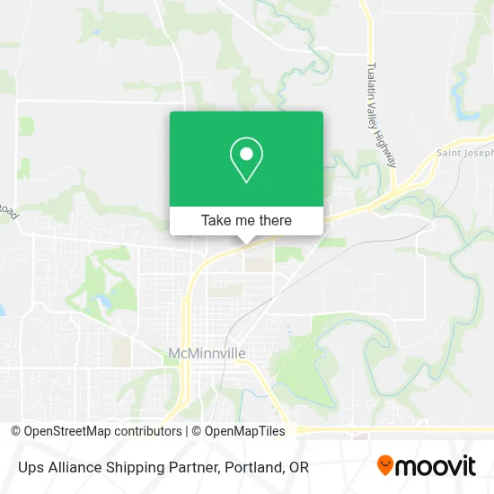 Ups Alliance Shipping Partner map
