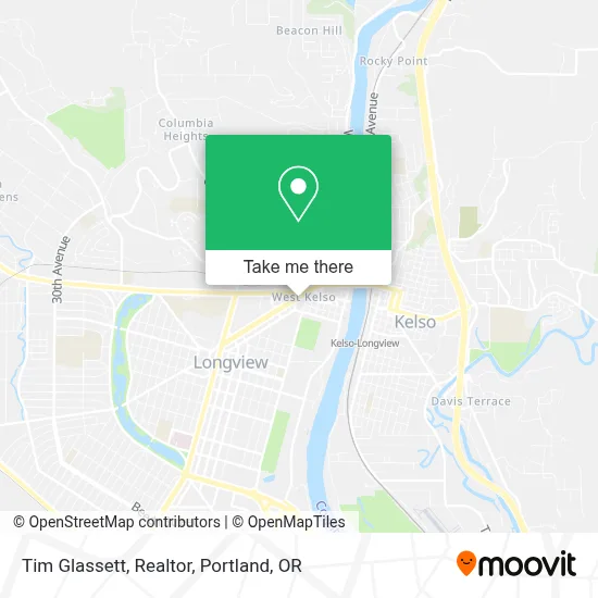 Tim Glassett, Realtor map