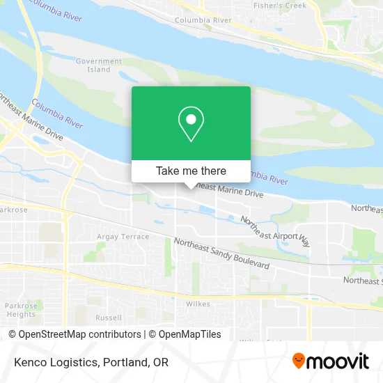 Kenco Logistics map