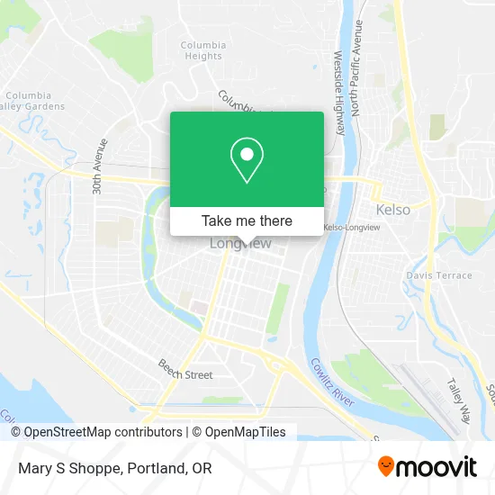 Mary S Shoppe map