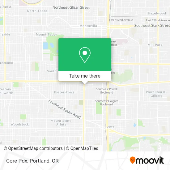Core Pdx map