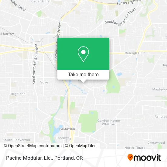 Pacific Modular, Llc. map