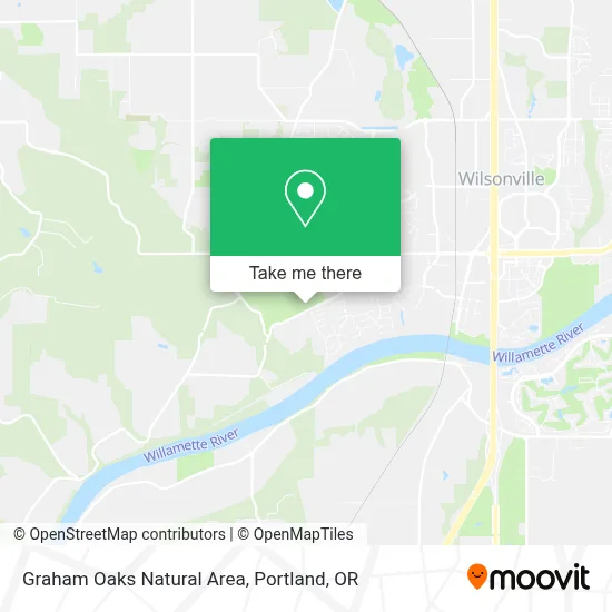 Graham Oaks Natural Area map
