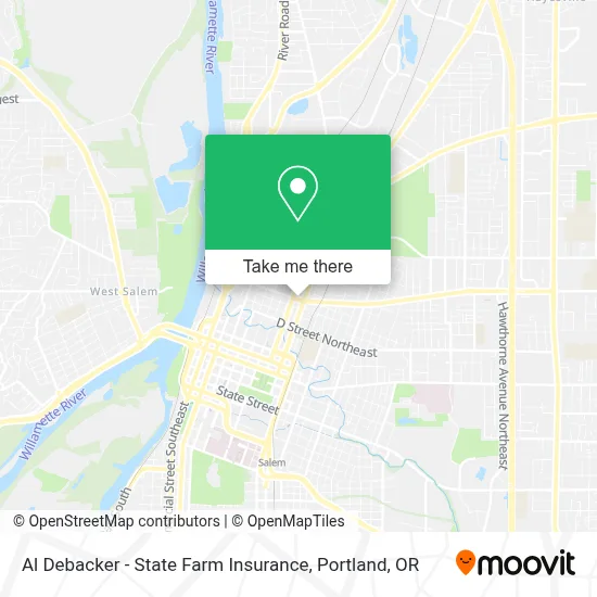 Al Debacker - State Farm Insurance map