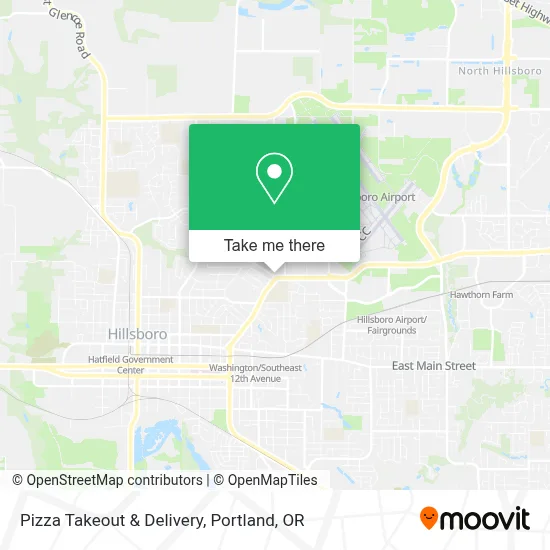 Pizza Takeout & Delivery map