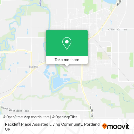 Rackleff Place Assisted Living Community map