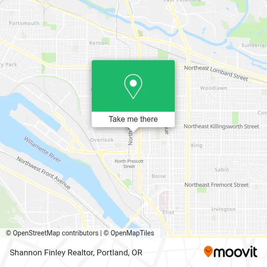 Shannon Finley Realtor map