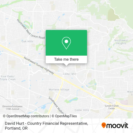 David Hurt - Country Financial Representative map