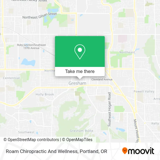 Roam Chiropractic And Wellness map