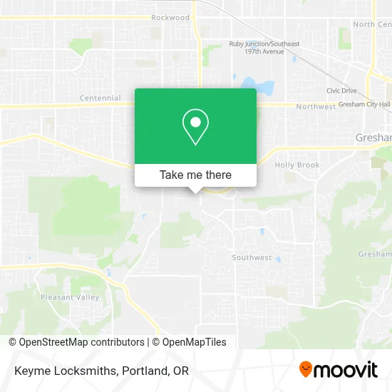 Keyme Locksmiths map