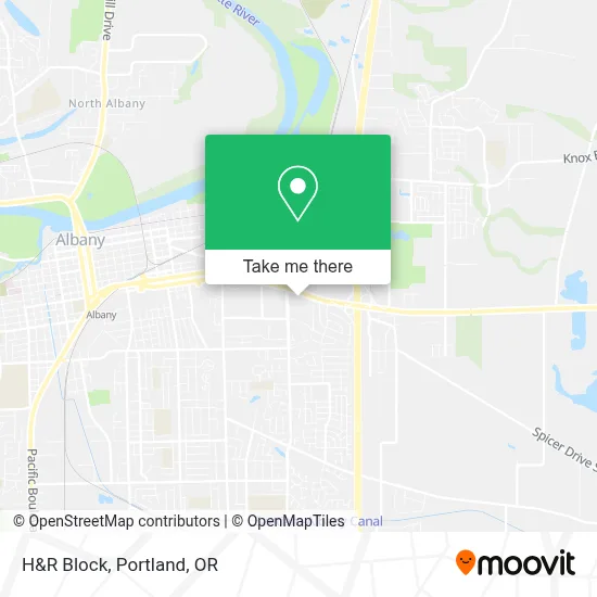 H&R Block map