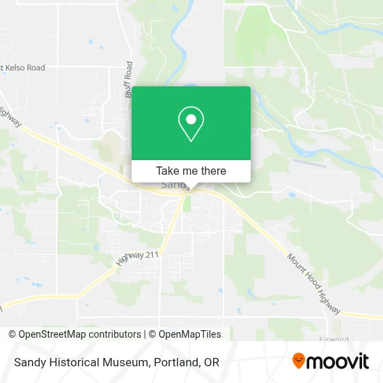 Sandy Historical Museum map