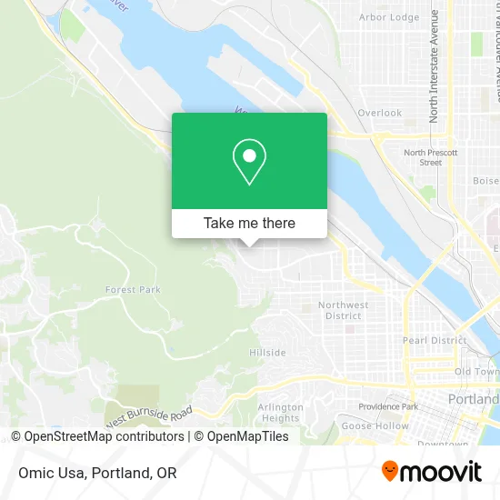 Omic Usa map