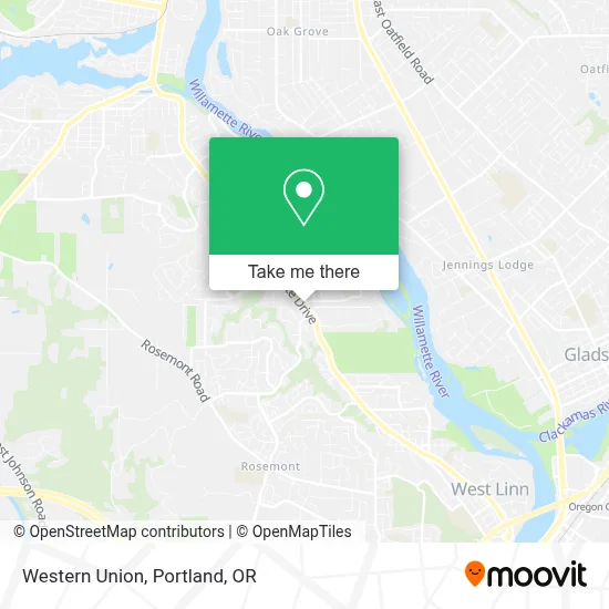 Western Union map