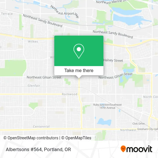 Albertsons #564 map