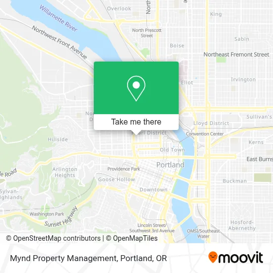 Mynd Property Management map