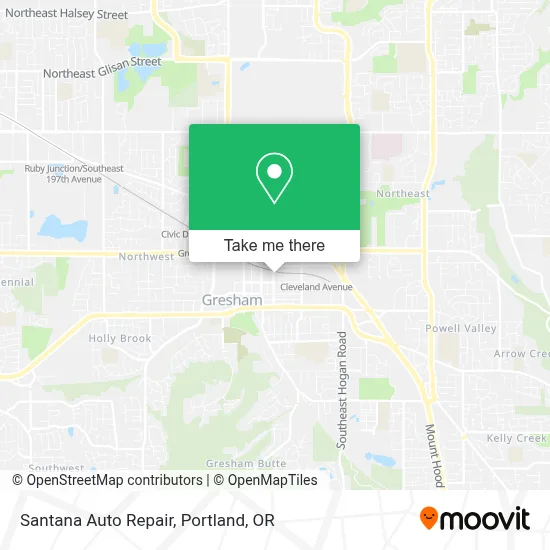 Santana Auto Repair map