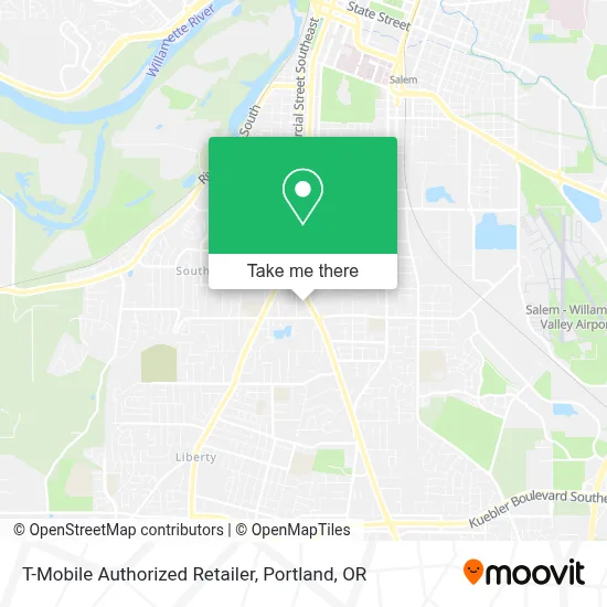 T-Mobile Authorized Retailer map