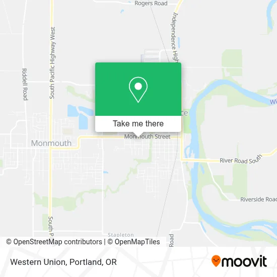 Western Union map