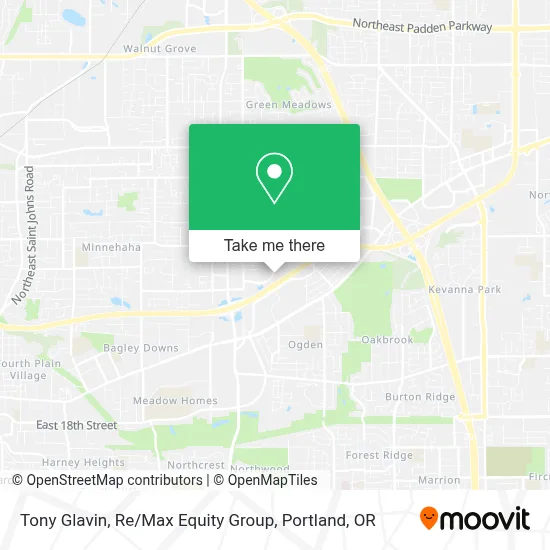 Tony Glavin, Re / Max Equity Group map