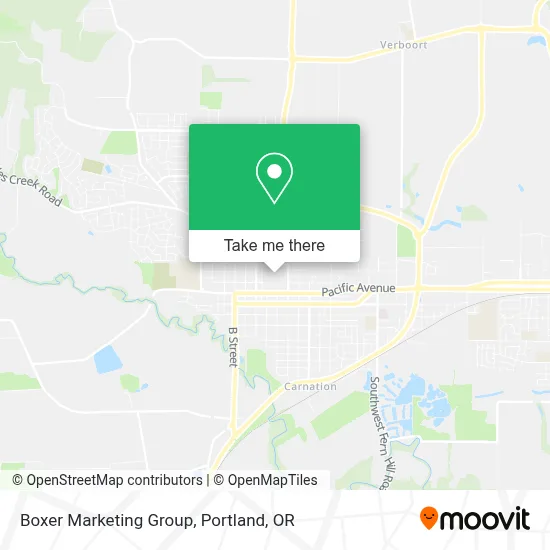 Boxer Marketing Group map