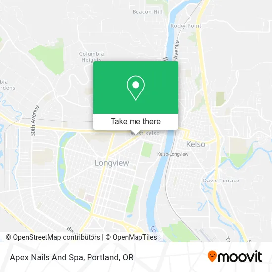 Apex Nails And Spa map