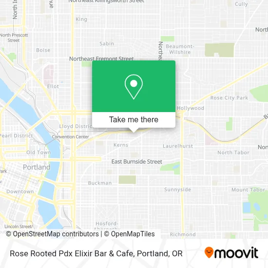 Rose Rooted Pdx Elixir Bar & Cafe map