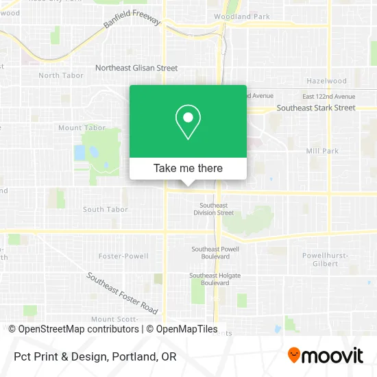 Pct Print & Design map