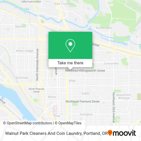 Walnut Park Cleaners And Coin Laundry map
