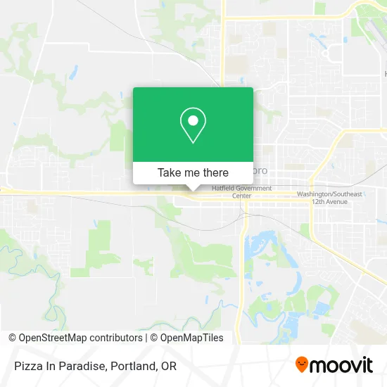 Pizza In Paradise map