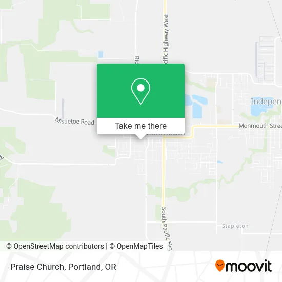 Praise Church map