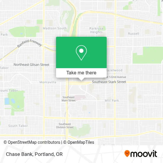 Chase Bank map