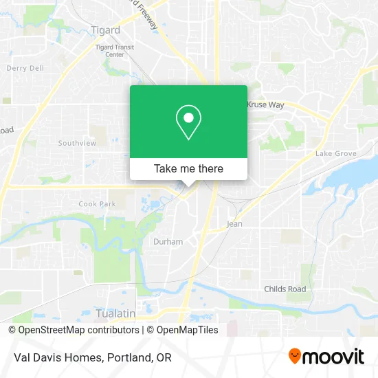 Val Davis Homes map